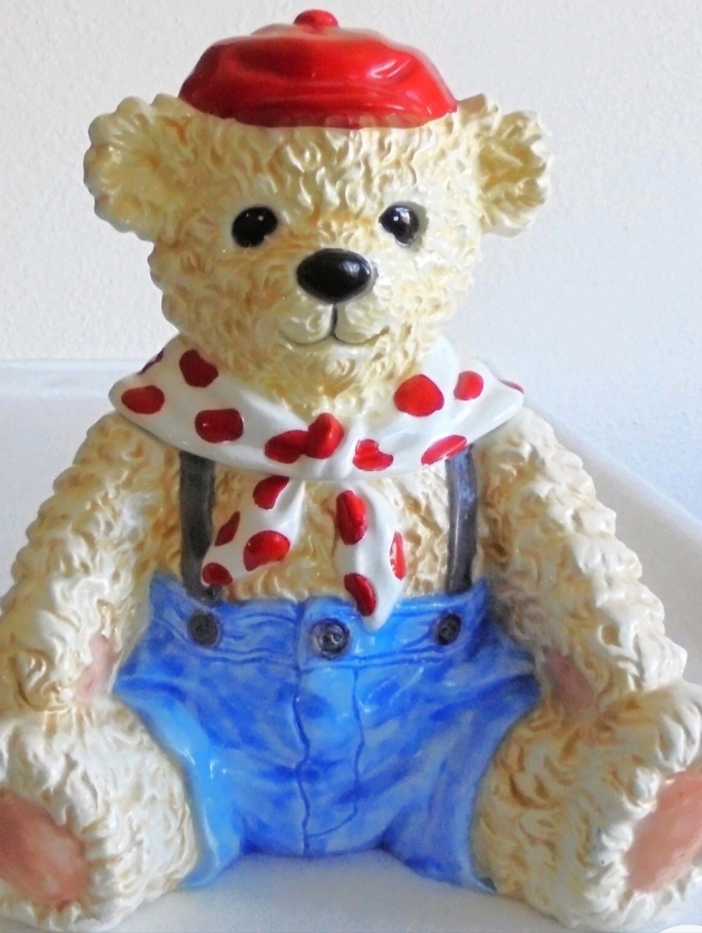 Vintage 70s Heritage Mint Ltd. ceramic teddy bear cookie Jar